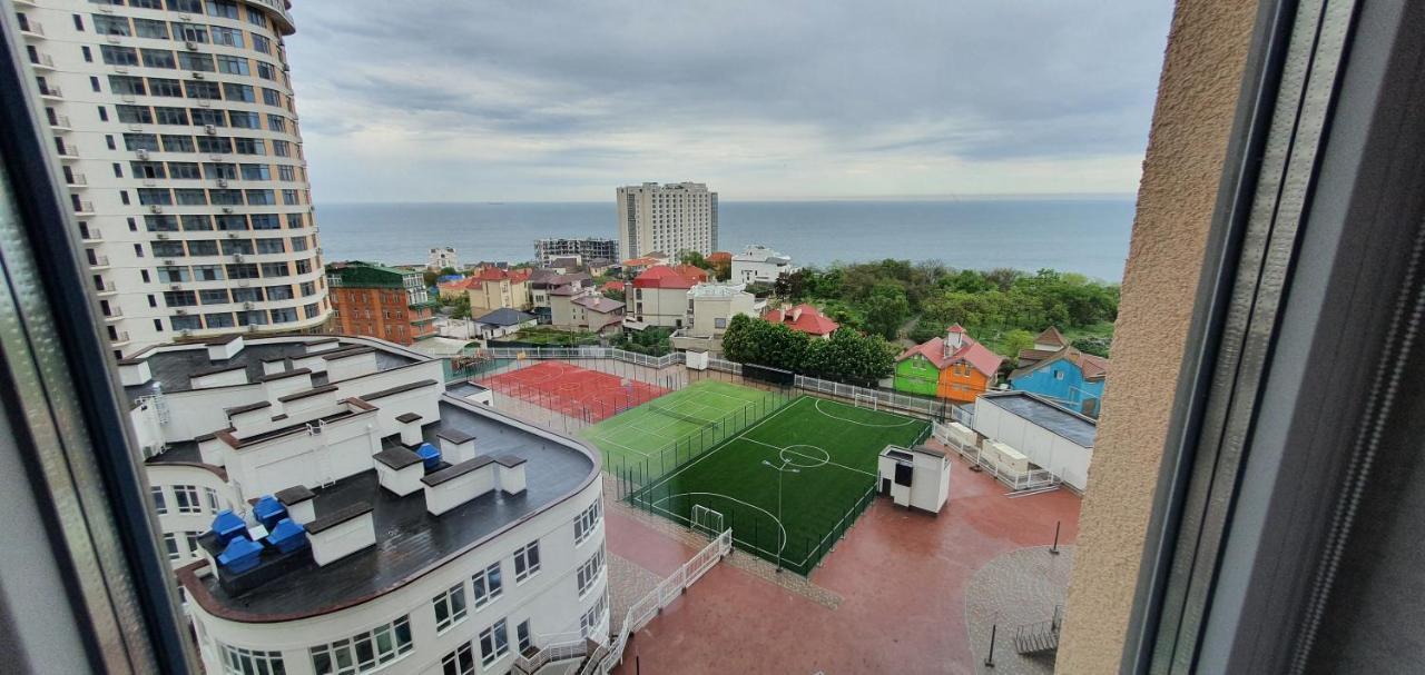 Apartments with the sea view โอเดสซา ภายนอก รูปภาพ