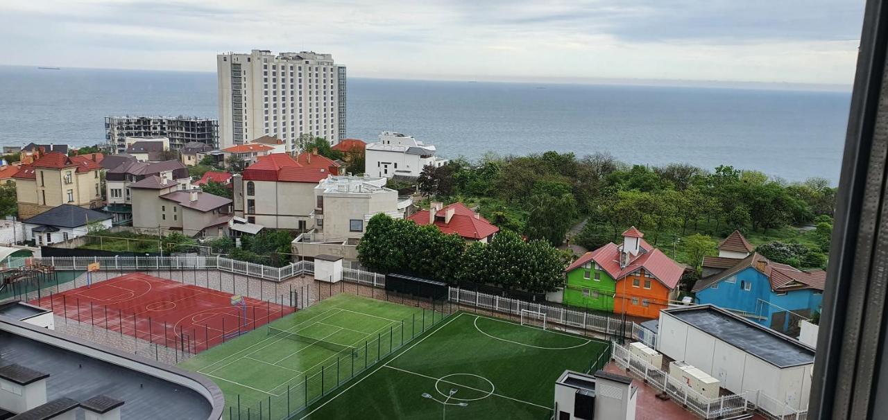 Apartments with the sea view โอเดสซา ภายนอก รูปภาพ